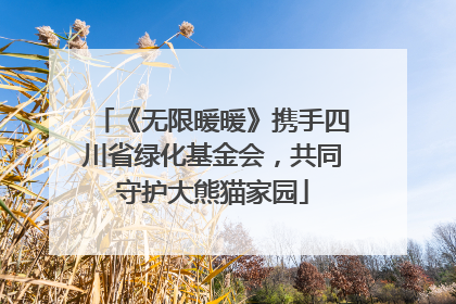 《无限暖暖》携手四川省绿化基金会，共同守护大熊猫家园