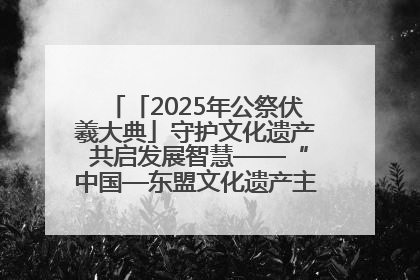 「2025年公祭伏羲大典」守护文化遗产 共启发展智慧——“中国—东盟文化遗产主题对话”侧记