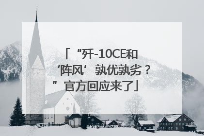 “歼-10CE和‘阵风’孰优孰劣？”官方回应来了