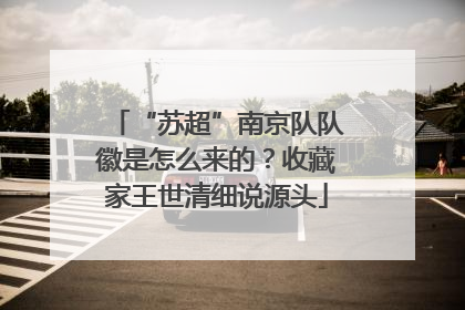 “苏超”南京队队徽是怎么来的？收藏家王世清细说源头