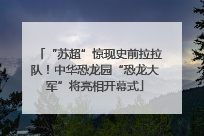 “苏超”惊现史前拉拉队！中华恐龙园“恐龙大军”将亮相开幕式