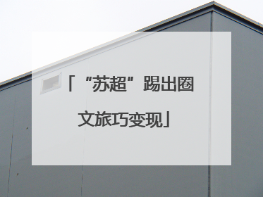 “苏超”踢出圈 文旅巧变现
