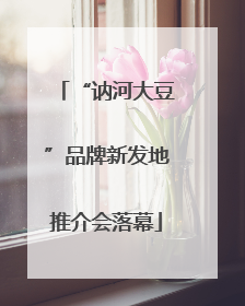 “讷河大豆”品牌新发地推介会落幕