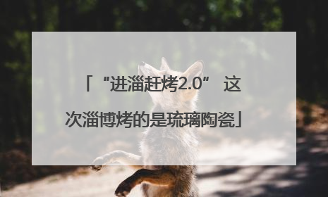 “进淄赶烤2.0” 这次淄博烤的是琉璃陶瓷