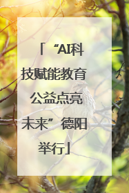 “AI科技赋能教育 公益点亮未来”德阳举行