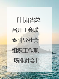 甘肃省总召开工会联系引导社会组织工作现场推进会