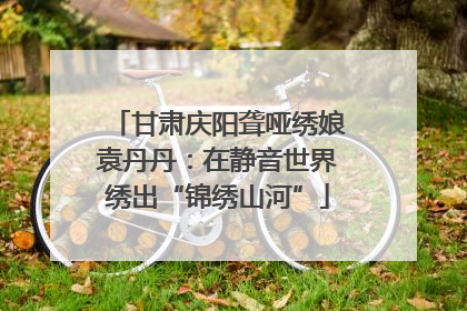 甘肃庆阳聋哑绣娘袁丹丹：在静音世界绣出“锦绣山河”