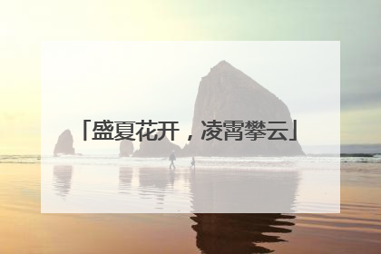 盛夏花开，凌霄攀云