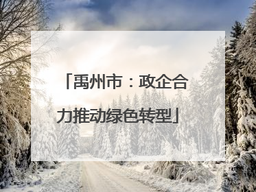 禹州市：政企合力推动绿色转型