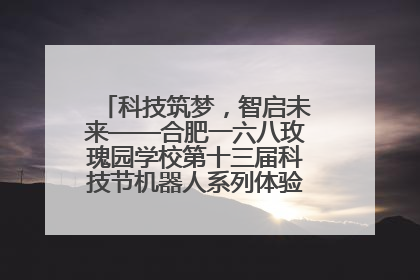 科技筑梦，智启未来——合肥一六八玫瑰园学校第十三届科技节机器人系列体验赛燃动校园