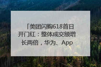 美团闪购618首日开门红：整体成交额增长两倍，华为、Apple、沃尔玛等近800个品牌翻倍增长