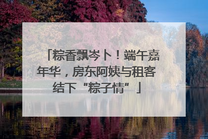 粽香飘岑卜！端午嘉年华，房东阿姨与租客结下“粽子情”