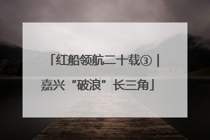 红船领航二十载③｜嘉兴“破浪”长三角
