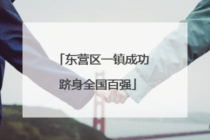 东营区一镇成功跻身全国百强