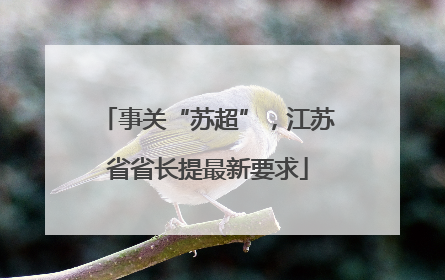 事关“苏超”，江苏省省长提最新要求