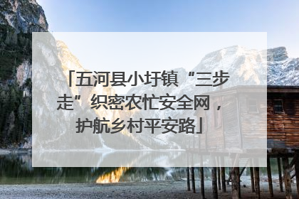 五河县小圩镇“三步走”织密农忙安全网，护航乡村平安路
