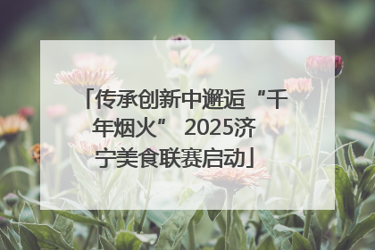 传承创新中邂逅“千年烟火” 2025济宁美食联赛启动