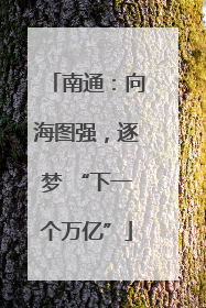 南通：向海图强，逐梦 “下一个万亿”