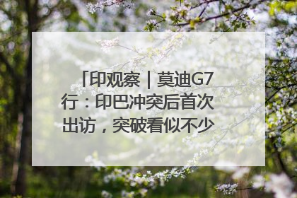 印观察｜莫迪G7行：印巴冲突后首次出访，突破看似不少实质成果不多
