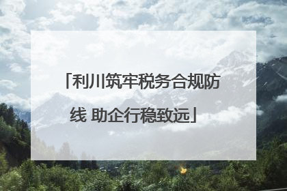 利川筑牢税务合规防线 助企行稳致远