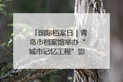 国际档案日｜青岛市档案馆举办“城市记忆工程”影像记录百姓讲堂