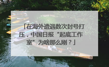 在海外遭遇数次封号打压，中国日报“起底工作室”为啥那么刚？