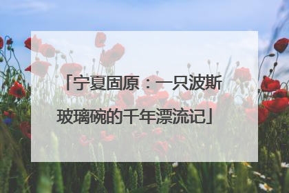 宁夏固原：一只波斯玻璃碗的千年漂流记