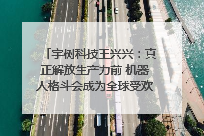 宇树科技王兴兴：真正解放生产力前 机器人格斗会成为全球受欢迎的赛事｜科技观察