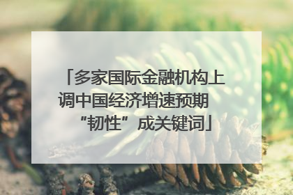 多家国际金融机构上调中国经济增速预期 “韧性”成关键词