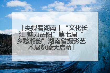 央媒看湖南丨“文化长江 魅力岳阳”第七届“乡愁湘韵”湖南省摄影艺术展览盛大启幕