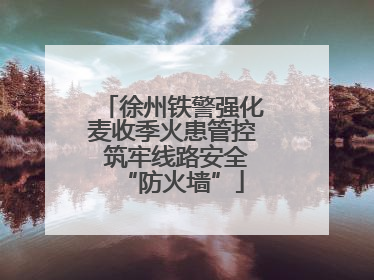 徐州铁警强化麦收季火患管控 筑牢线路安全“防火墙”