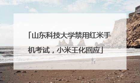 山东科技大学禁用红米手机考试，小米王化回应
