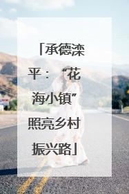 承德滦平：“花海小镇”照亮乡村振兴路