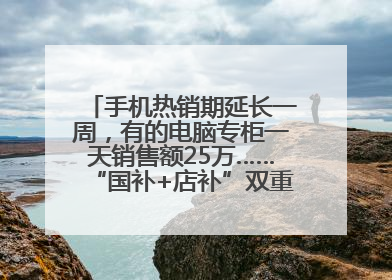 手机热销期延长一周，有的电脑专柜一天销售额25万……“国补+店补”双重优惠点燃德州“考后经济”