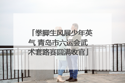 拳脚生风展少年英气 青岛市六运会武术套路赛圆满收官