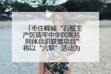 枣庄峄城“石榴主产区铸牢中华民族共同体意识联盟项目”将以“六联”活动为抓手深化品牌建设