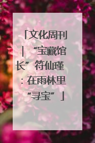 文化周刊｜“宝藏馆长”符仙瑾：在雨林里“寻宝”