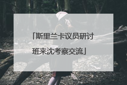 斯里兰卡议员研讨班来沈考察交流