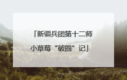 新疆兵团第十二师小草莓“破圈”记