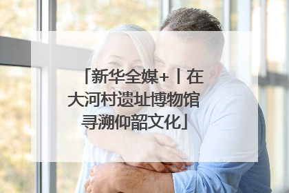 新华全媒+丨在大河村遗址博物馆寻溯仰韶文化