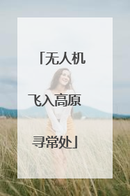 无人机飞入高原寻常处