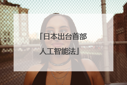 日本出台首部人工智能法