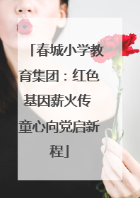 春城小学教育集团：红色基因薪火传 童心向党启新程