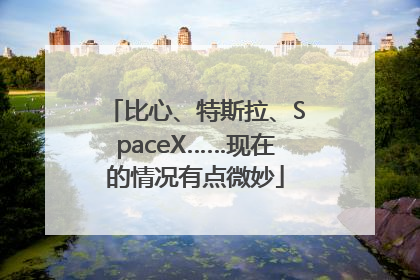 比心、特斯拉、SpaceX……现在的情况有点微妙