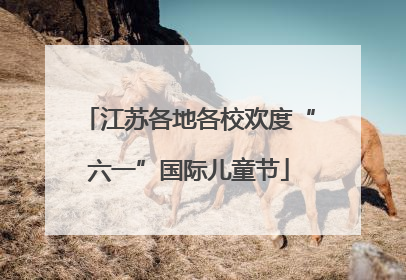 江苏各地各校欢度“六一”国际儿童节