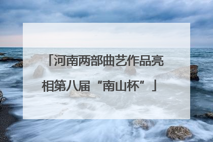 河南两部曲艺作品亮相第八届“南山杯”