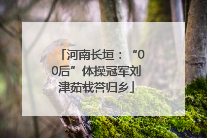 河南长垣：“00后”体操冠军刘津茹载誉归乡