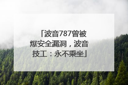 波音787曾被爆安全漏洞，波音技工：永不乘坐