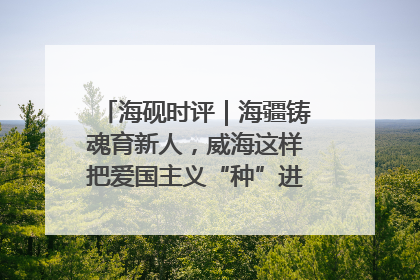海砚时评｜海疆铸魂育新人，威海这样把爱国主义“种”进年轻人心里