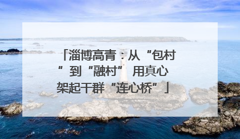 淄博高青：从“包村”到“融村” 用真心架起干群“连心桥”
